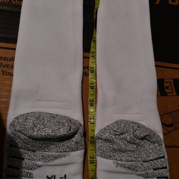 Nike NFL Team Issued Men's White XL - Long Compression Socks  6PK New in Package - Picture 4 of 7